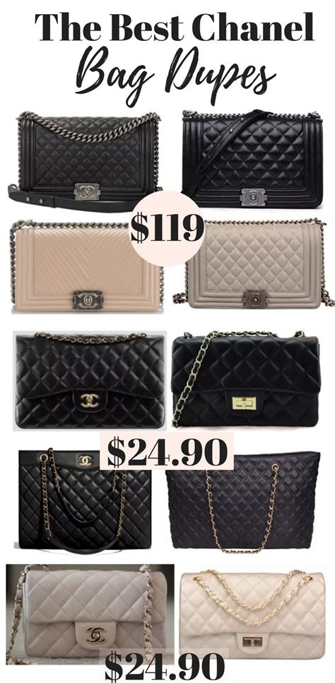 chanel boy bag dupe|chanel bag knock off.